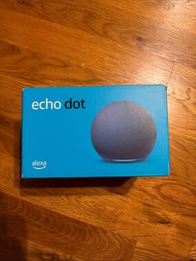 Amazon Alexa Echo Dot - Blue Fabric Smart Speaker